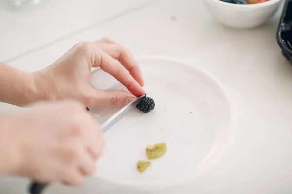 Hälsosam Mat Master Class Matlagnings Kurs Nutritionist Och Studenter — Stockfoto