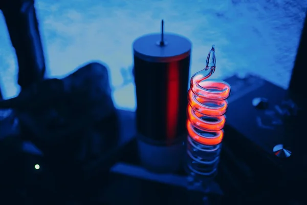 Lámpara Plasma Con Relámpago — Foto de Stock