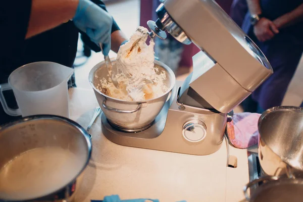 Робимо Морозиво Блендері — стокове фото
