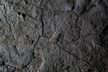 Kuru çatlak toprak dokusu. Sulayan çöl yok.