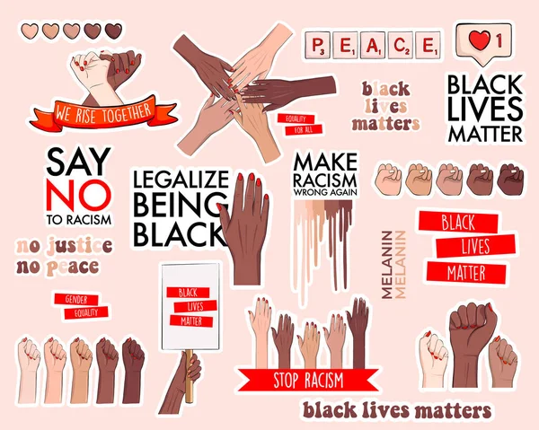 Black Live Matter Community Protest Justice Racism Stop Discrimination African — Stock Photo, Image