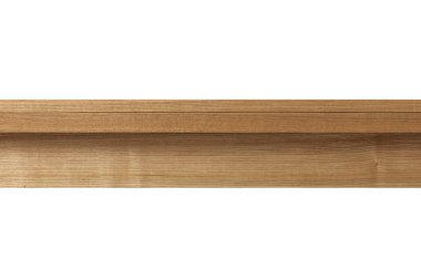 Ahşap, meşe masa beyaz üzerine izole.