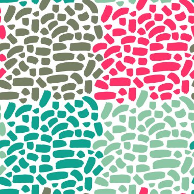 fırça konturları seamless modeli