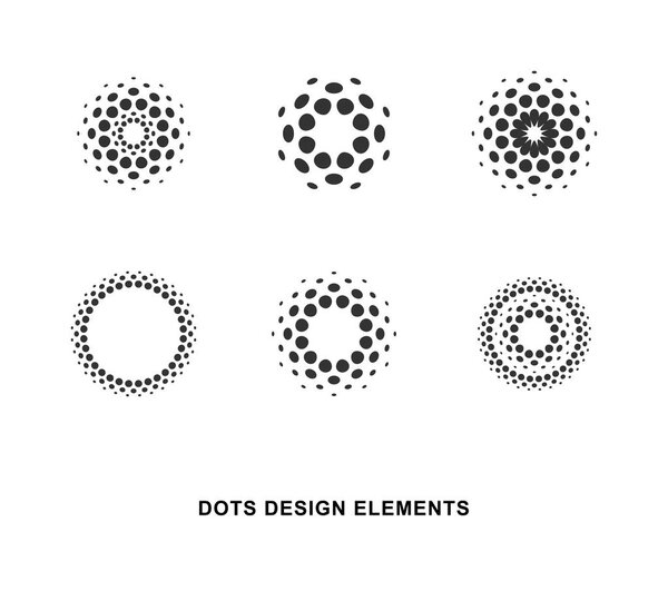 Halftone dots forms