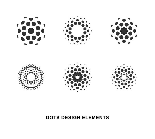 Halftone dots forms