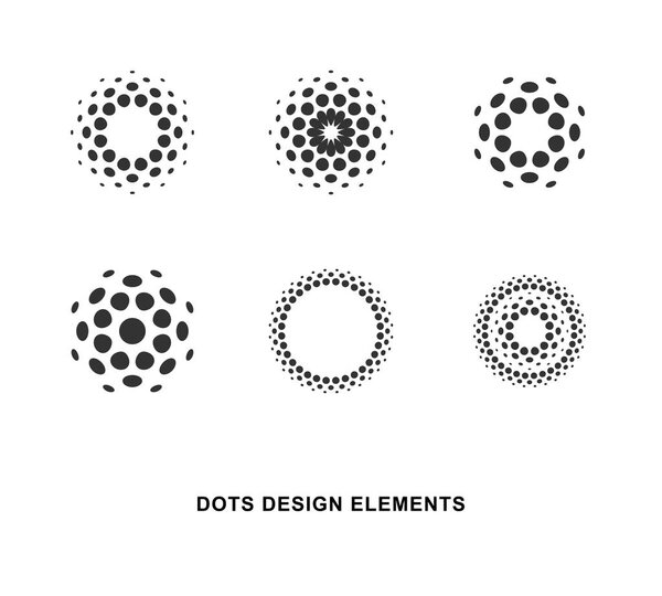 Halftone dots forms