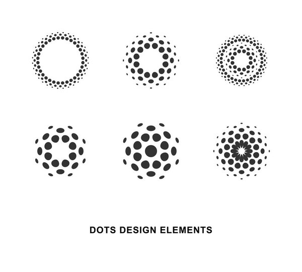 Halftone dots forms