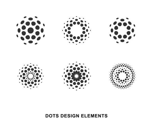 Halftone dots forms