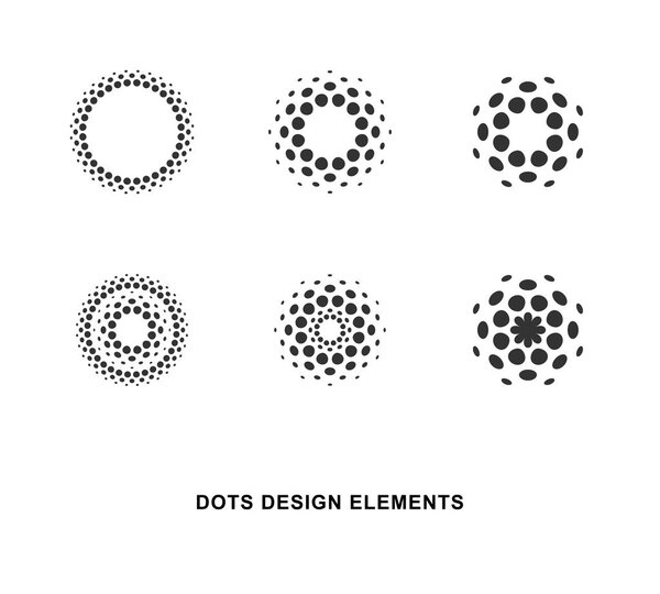 Halftone dots forms