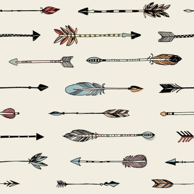 El çizilen okları patten