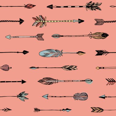 El çizilen okları patten