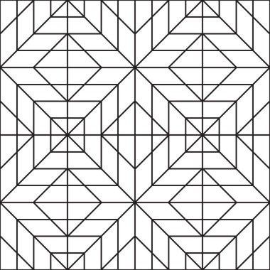 Soyut geometrik dikişsiz desen