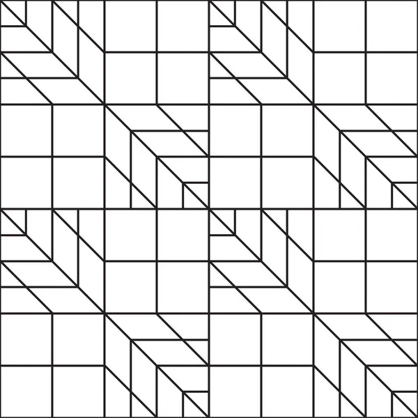 Abstraktní geometrický bezešvý vzor — Stockový vektor