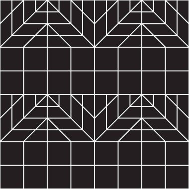 Soyut geometrik dikişsiz desen