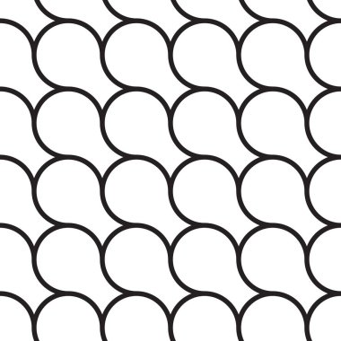 Zarif geometrik seamless modeli