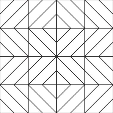 Soyut geometrik dikişsiz desen