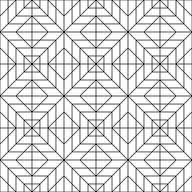 Soyut geometrik dikişsiz desen