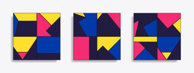 Soyut geometrik dikişsiz desen