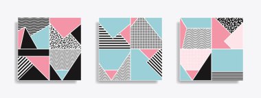 Soyut geometrik dikişsiz desen