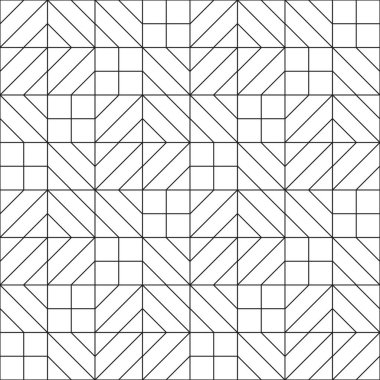 Soyut geometrik dikişsiz desen