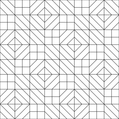 Soyut geometrik dikişsiz desen