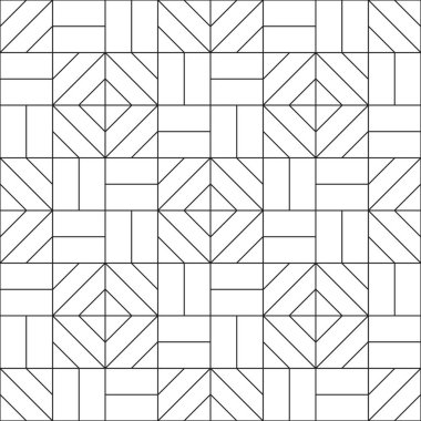 Soyut geometrik dikişsiz desen