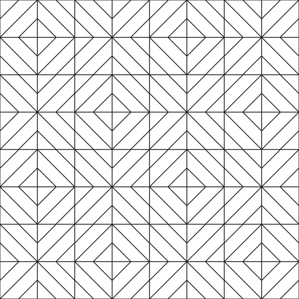 Abstraktes geometrisches nahtloses Muster — Stockvektor