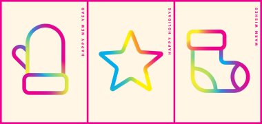 Kış tatil tebrik kartı