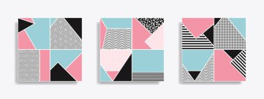 Soyut geometrik dikişsiz desen