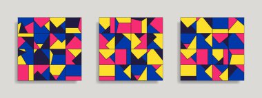 Soyut geometrik dikişsiz desen