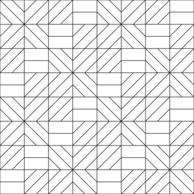 Soyut geometrik dikişsiz desen