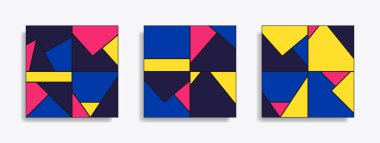 Soyut geometrik dikişsiz desen