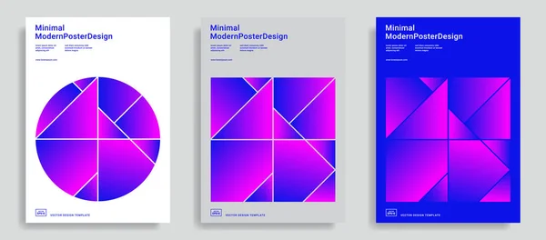 Modèles de conception avec des formes géométriques simples . — Image vectorielle