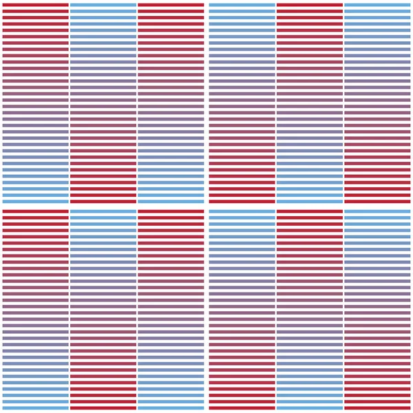 Nahtloses geometrisches Muster mit horizontalen Streifen — Stockvektor