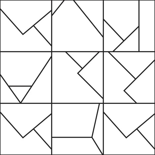 Patrón geométrico abstracto sin costura — Archivo Imágenes Vectoriales