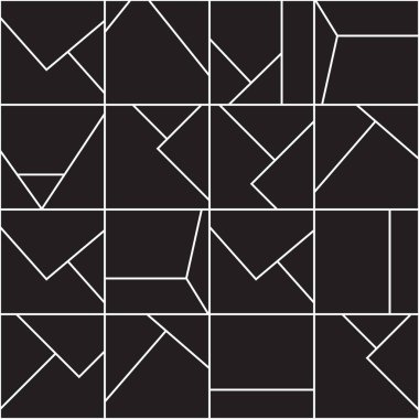 Soyut geometrik dikişsiz desen