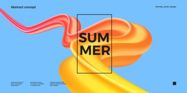 Modaya uygun bir tasarım şablonu ile sıvı gradyan şekilleri