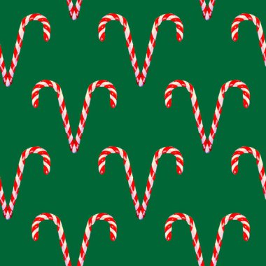 Sorunsuz suluboya desen Noel ve yeni yıl şekerler