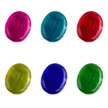 Beyaz renkli şeker seti.