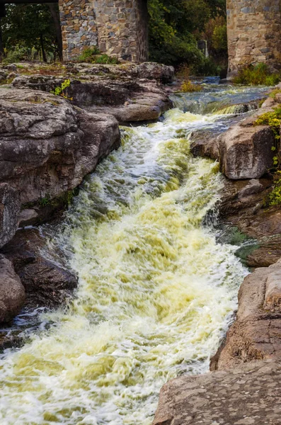 Каньон Кипящей Водой Накануне Осени Стоковая Картинка