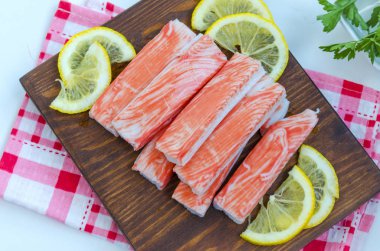 Yengeç eti sopa insan tüketimi için hazır