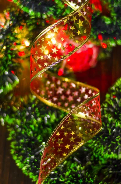 Fondo Vertical Con Decoraciones Navidad Año Nuevo — Foto de Stock