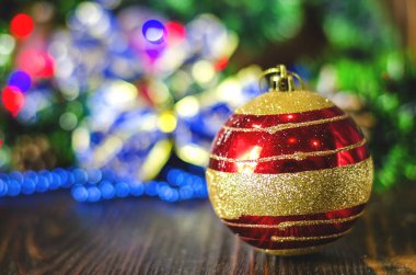 tatil oyuncak metin için yer Yılbaşı ve Noel zemin üzerine