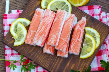 Yengeç eti sopa insan tüketimi için hazır