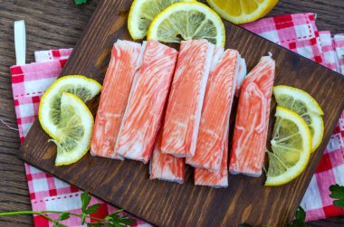 Yengeç eti sopa insan tüketimi için hazır