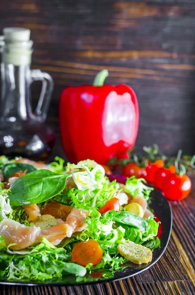 Salade diète poisson rouge — Photo