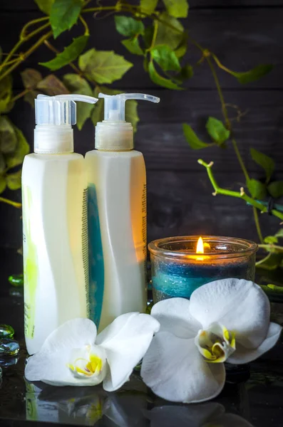 orkide aroması ile spa şişesikozmetik