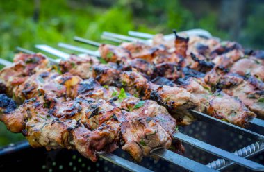 Barbekü domuz eti ızgara