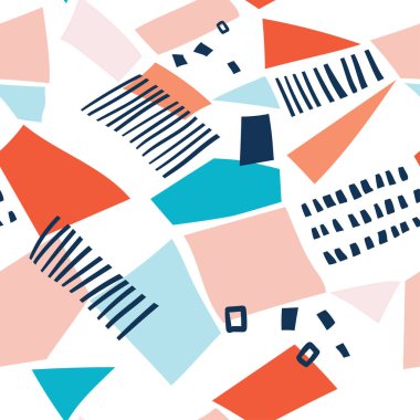 Geometri şekilli modayı elementleri şekillendirir. Pankartlar, posterler, sunumlar, tekstil, kapaklar ve afişler için modern tasarım.