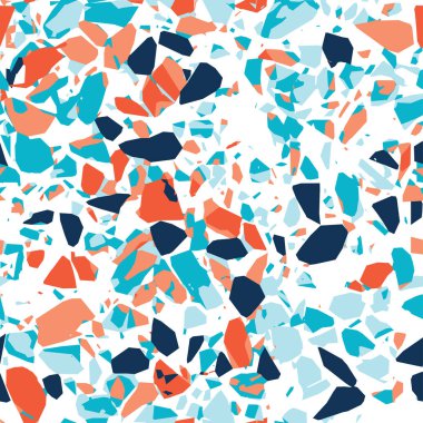 Granit taş terrazzo zemin dokusu. Kusursuz mermer desen, İtalyan desen tasarımı çizimi..